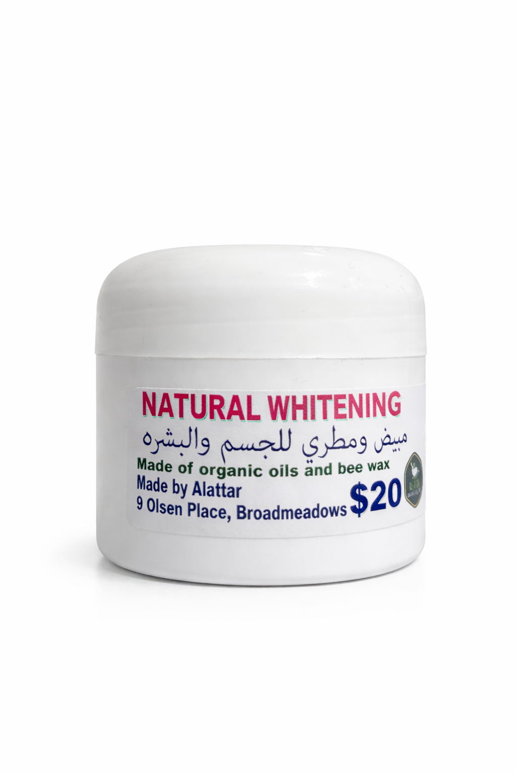Natural Whitening Cream