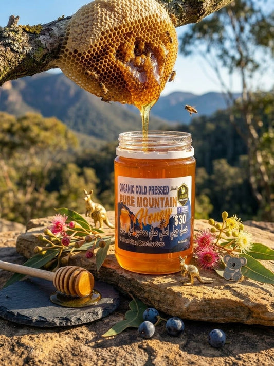New Organic Cold Pressed Raw Honey