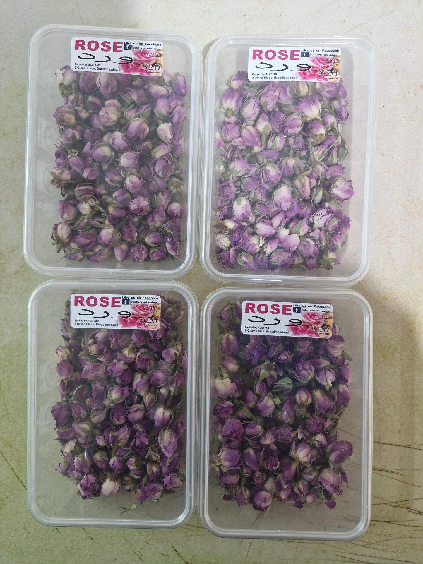 Dried Rose Petals